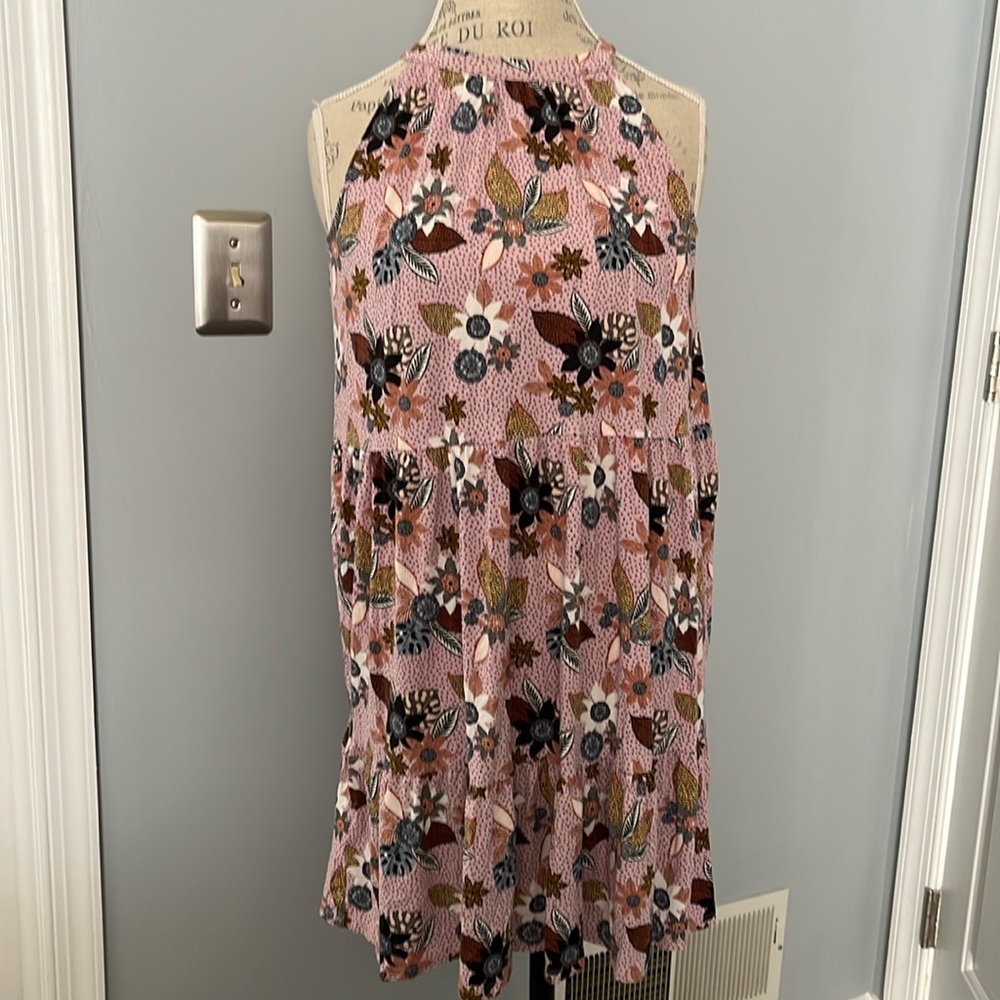 Loft Tiered Floral Dress